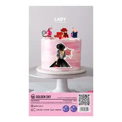 تصویر و تاپر کیک زنانه