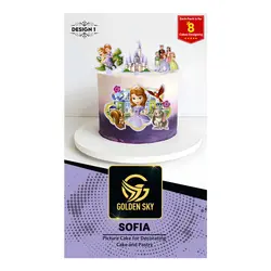 تصویر و تاپر کیک سوفیا