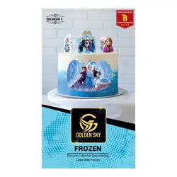 تصویر و تاپر کیک فروزن