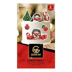 تصویر و تاپر کیک کریسمس ۱