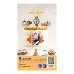 تصویر و تاپر کیک مردانه