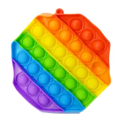 فیجت ضد استرس مدل پاپیت سلیکونی 8ضلعی