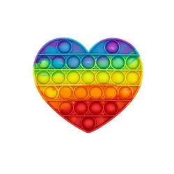 فیجت ضد استرس مدل پاپیت سلیکونی قلبی