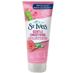 اسکراب صاف کننده صورت آلوئه ورا و گلاب سینت ایوز ا St.Ives Gentle Smoothing Rose Water & Aloe Vera