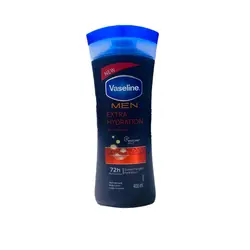 لوسیون بدن مردانه نرم کننده آبرسان پوست مختلط تا خشک وازلین ا Vaseline Men extra hydration 72H