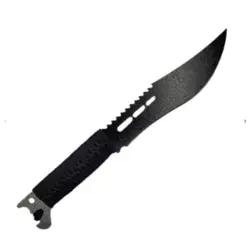 شکاری کلمبیا ak-150 رنگ مشکی تیغه فولادی 30 سانت