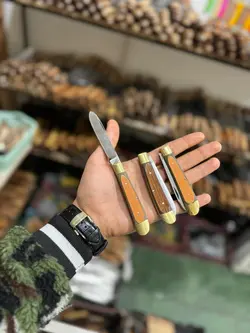 چاقو چوپانی تیغه استیل دسته کائوچو