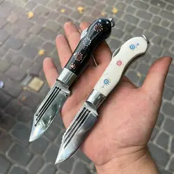 چاقو بابا سفارشی  در دو رنگ سفید و مشکی