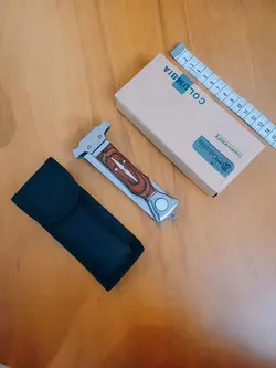 A123 چاقو جیبی کلمبیا  با غلاف کار اصل و اورجینال