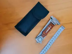 A123 چاقو جیبی کلمبیا  با غلاف کار اصل و اورجینال