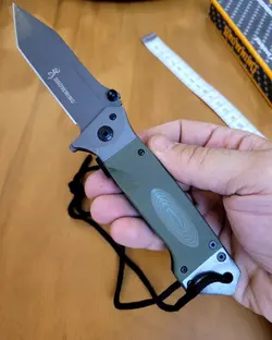 چاقو جیبی برونینگ نظامی Da73 اصلی تیغه تانتویی