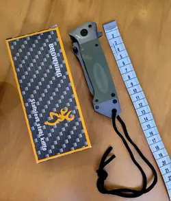 چاقو جیبی برونینگ نظامی Da73 اصلی تیغه تانتویی