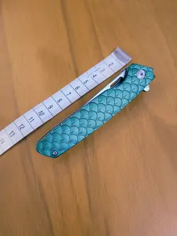 چاقو جیبی نایفز اصلی با کیف و جعبه اورجینال به رنگ سبز کله غازی