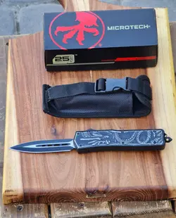 چاقوی میکروتک آمریکایی A4 همراه با کیف و هارد باکس اصلی کار اورجینال