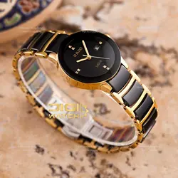 ساعت رادو سرامیکی زنانه طلایی Rado Jubile