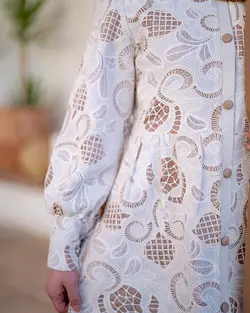 مانتو قلاب بافی نسکافه ای