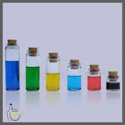 ویال استوانه ای درب چوب پنبه
