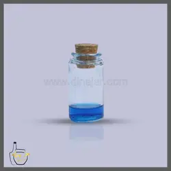 ویال استوانه ای درب چوب پنبه ای سایز 4