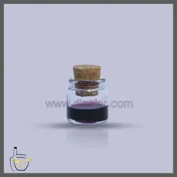 ویال استوانه ای درب چوب پنبه ای سایز 6