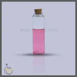 ویال چهارگوش درب چوب پنبه ای سایز 1