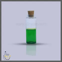 ویال چهارگوش درب چوب پنبه ای سایز 2