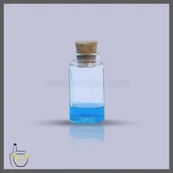 ویال چهارگوش درب چوب پنبه ای سایز 4