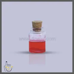 ویال چهارگوش درب چوب پنبه ای سایز 5