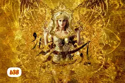 پوستر دیواری چهره و خوشنویسیb38