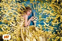 پوستر دیواری چهره و خوشنویسیb47