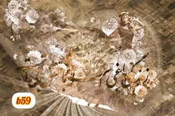 پوستر دیواری چهره و خوشنویسیb59