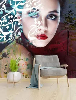 پوستر دیواری جدید چهره و خوشنویسی 4