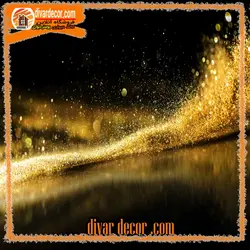 پوستر دیواری طرح پاشیدن ماسه در زمینه مشکی