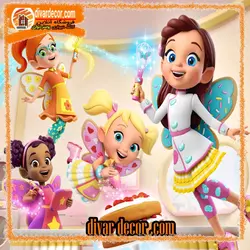 پوستر دیواری طرح کودکانه کافه لوبیا