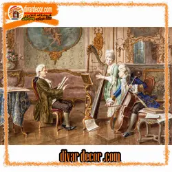 خرید پوستردیواری نقاشی نوازنده چنگ