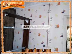 اجراشده پوستردیواری کودک حلزون و خرچنگ باب اسفنجی