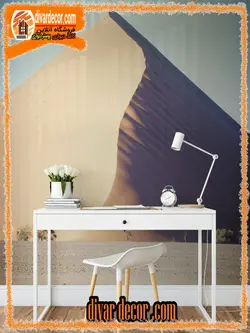 پوستر دیواری طرح منظره تپه بزرگ ماسه در کویر