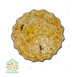 زیرلیوانی سرامیکی طرح کلوچه خرمایی دزفول – کد DM46