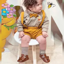 پاپوش Bear چرم عسلی