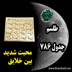 لوح فلزی جدول 786