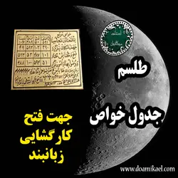 لوح فلزی جدول خواص