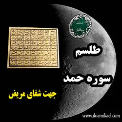 لوح فلزی سوره حمد