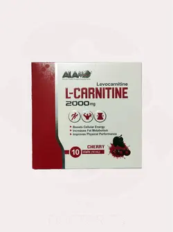 ویال خوراکی ال کارنیتین 2000 گیلاس آلامو بسته 10 عددیL-CARNITIN -ALAMO