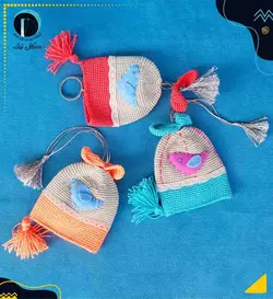 جاکلیدی-جافلش مموري بافتني دست ساز مدل قفس و پرنده