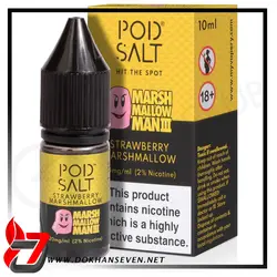 سالت پاد سالت توتفرنگی مارشمالو | POD SALT MARSHMALLOW MAN III STRAWBERRY MARSHMALLOW SALT