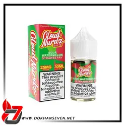 سالت پاستیل هندوانه توت فرنگی کلود نوردز Cloud Nurdz Sour Watermelon Strawberry