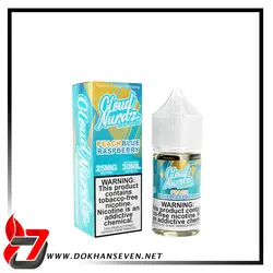 سالت هلو بلورزبری یخ کلود نوردز Cloud Nurdz Peach Blue Razz ICE