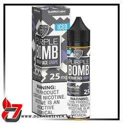 مشخصات، قیمت و خرید سالت ویگاد انگور پاستیل یخ | VGOD PURPLE BOMB ICE SALT Juice