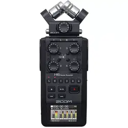 رکورد صدا زووم Zoom H6 2020 Version Without Mide-Side Black