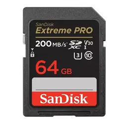 کارت حافظه سندیسک  SANDISK EXTREME PRO SDHC 64GB 200MB/s