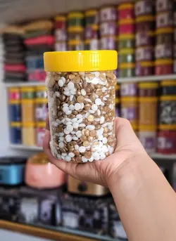 وکس مرواریدی 250 گرمی مخلوط دو رنگ